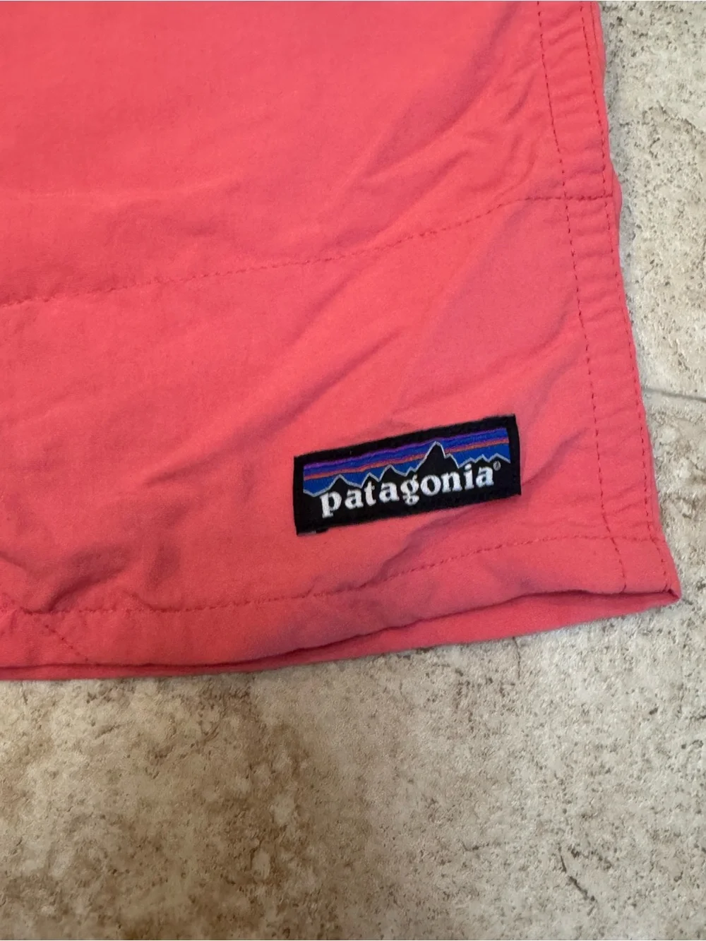 Patagonia Men’s Baggies Bundle 2 Pairs Pink Coral Hiking Outdoor Shorts Large